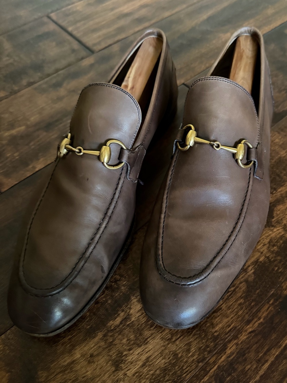 Men's Gucci Jordaan Loafers Sz UK 10 - Picture 4 of 8